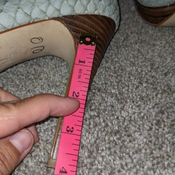 Calvin Klein Kendall Fish Scale Pumps Heels Sz. 10 - Picture 9 of 12